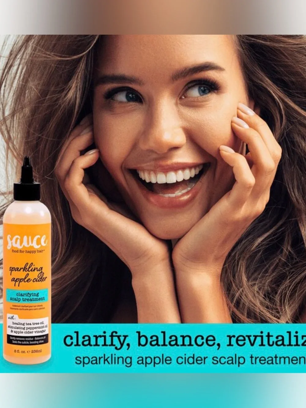 3 sauce Sparkling Apple Cider Clarifying Scalp Treatment - 8 oz each